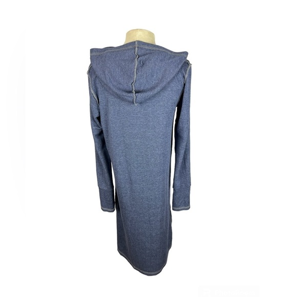 Earthbound hooded tunic size small thumbholes open front Top - Picture 3 of 7